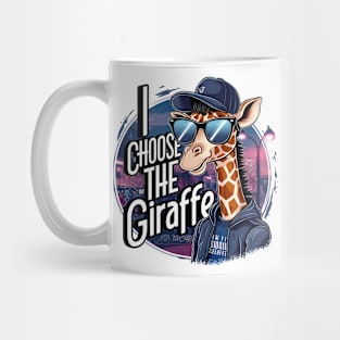 I choose the giraffe. Baseball lovers. Funny Mug